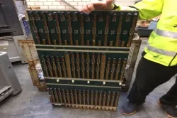 Rückgewinnung Raffination Edelmetalle Silber Gold Beschichtungen Abstreifen 21